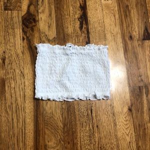 Topshop smocked tube top